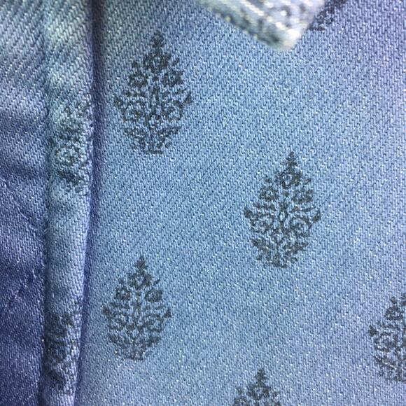 Isaac Mizrahi Live True Denim Fringe Jacket Small - Picture 4 of 16